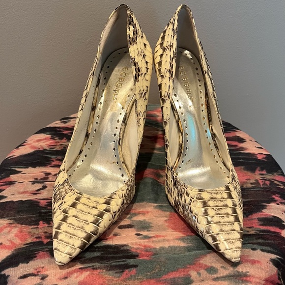 BCBGirls Snake Skin Stilettos - Picture 3 of 4